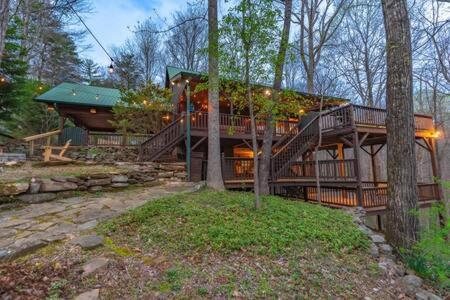 Family Fun-Relax-Mtn View-Game Rm-Hottub Villa Blue Ridge Bagian luar foto