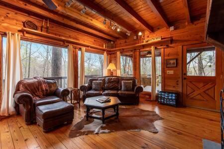 Family Fun-Relax-Mtn View-Game Rm-Hottub Villa Blue Ridge Bagian luar foto
